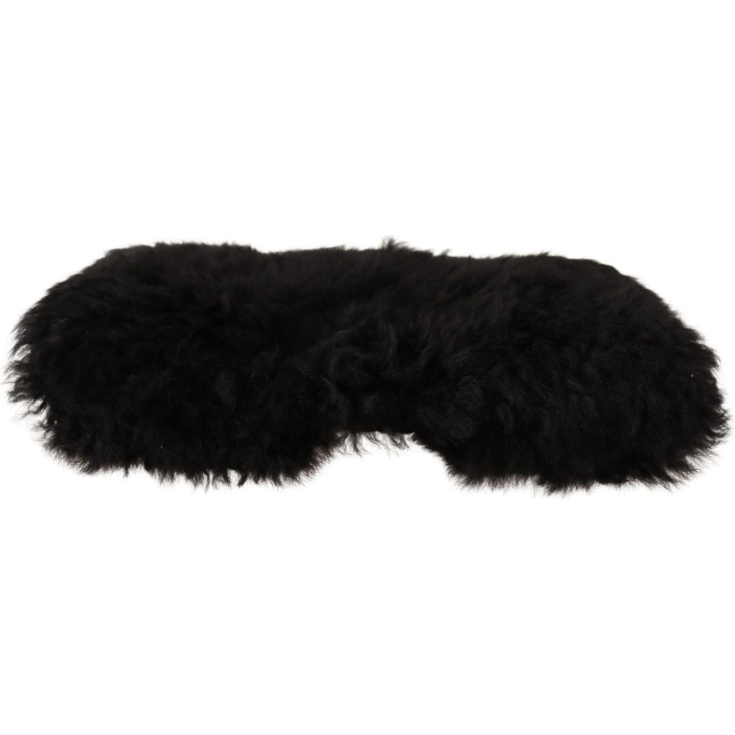 Dolce & Gabbana Black Cashmere Fur Women Beanie Women Hat Beanie Hat