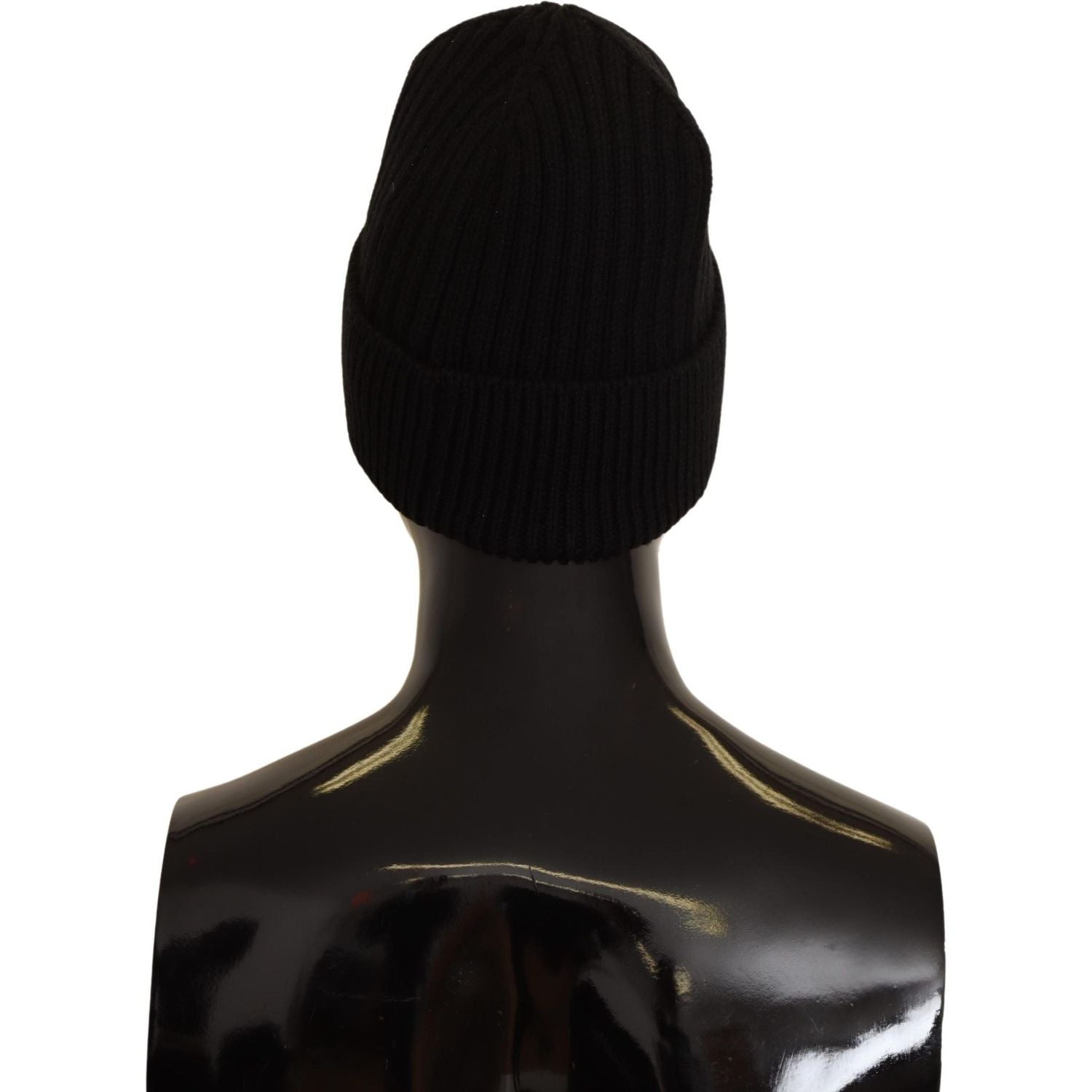 قبعة بيني أنيقة من الصوف المحبوك مع بطانة من الصوف من دولتشي آند غابانا