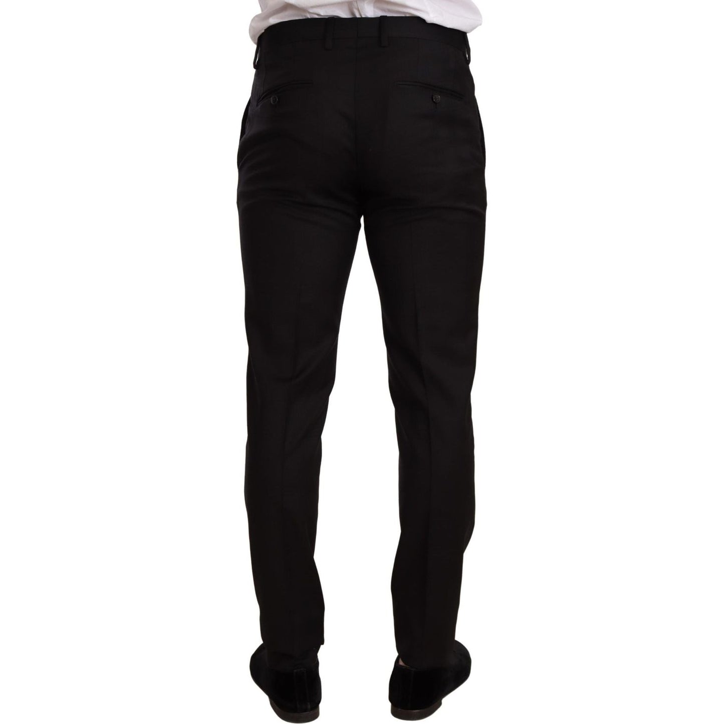 Dolce & Gabbana Black Check MARTINI SLIM FIT 2 Piece Suit Suit