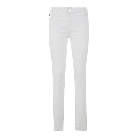 Love Moschino White Cotton Women's Jeans LO-7211-W30