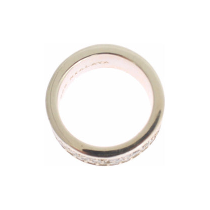 Nialaya Silver Womens CZ 925 Sterling Ring Ring