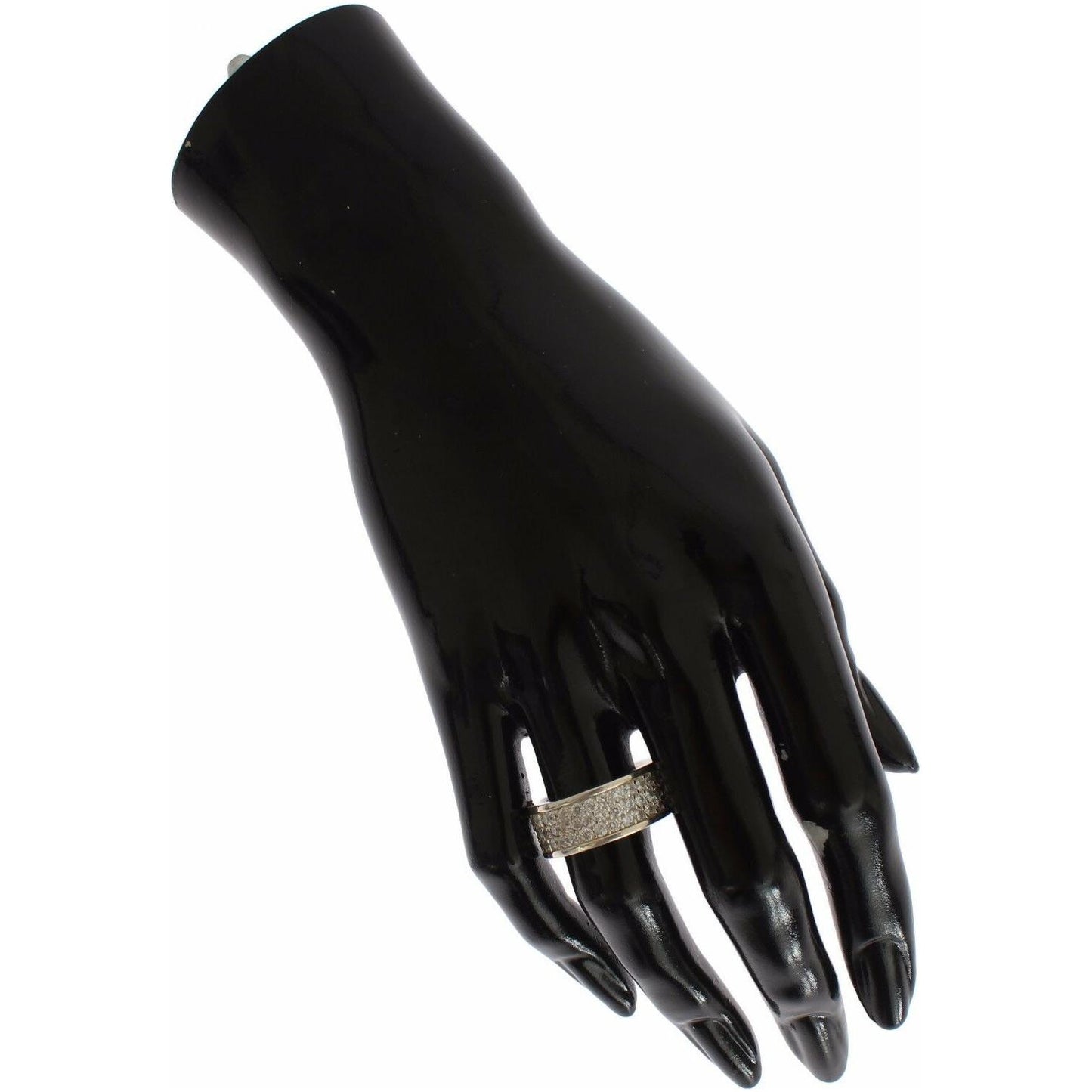 Nialaya Silver Womens CZ 925 Sterling Ring Ring