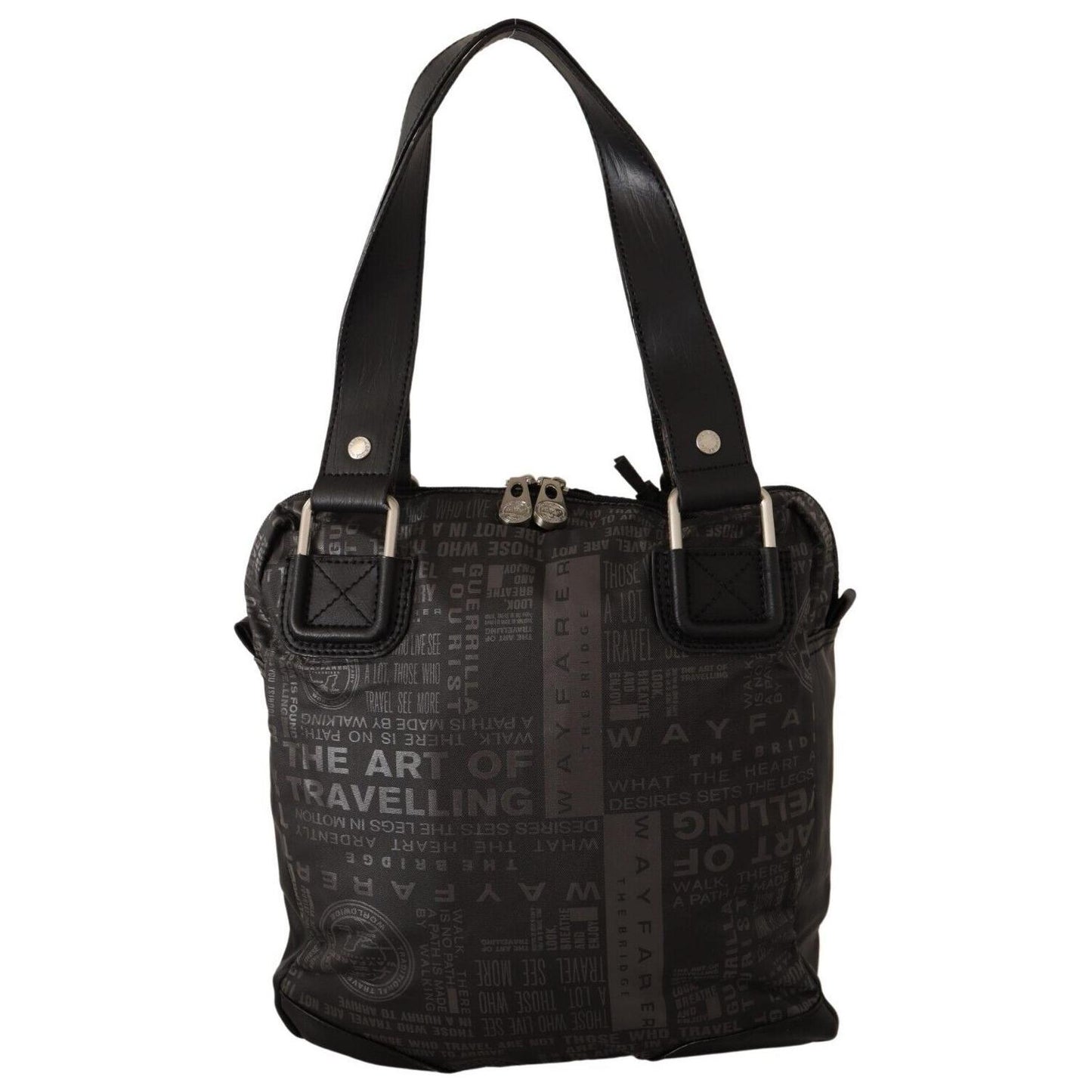 WAYFARER Black Printed Logo Shoulder Handbag Purse Bag Shoulder Bag