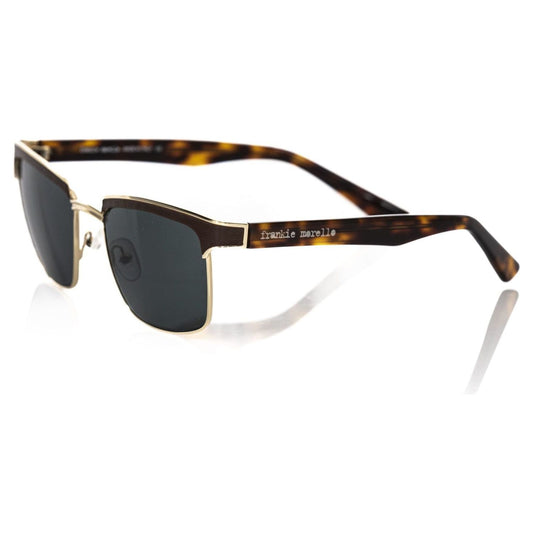 Frankie Morello Brown Metallic Men's Sunglass Frankie Morello Dark Slate Gray