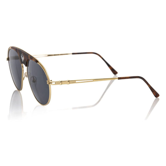 Frankie Morello Brown Metallic Sunglass for Men Frankie Morello Light Gray
