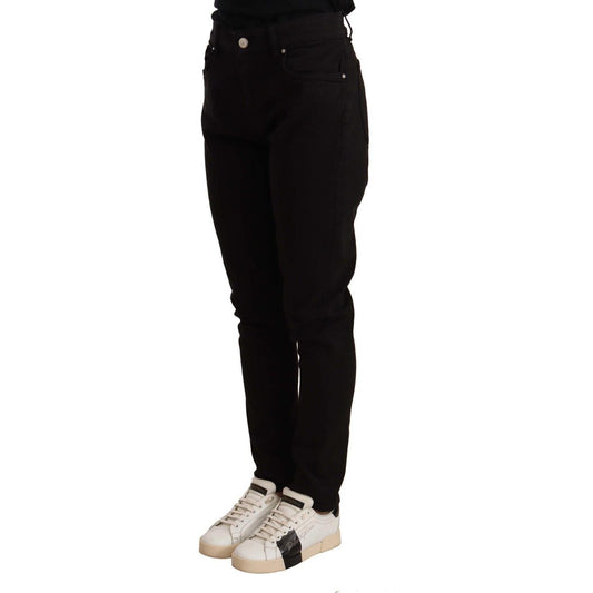 Dolce & Gabbana Elegant Slim-Fit Black Skinny Jeans Dolce & Gabbana Black