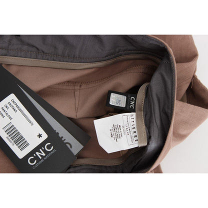 Costume National Brown Cropped Corduroys Pants