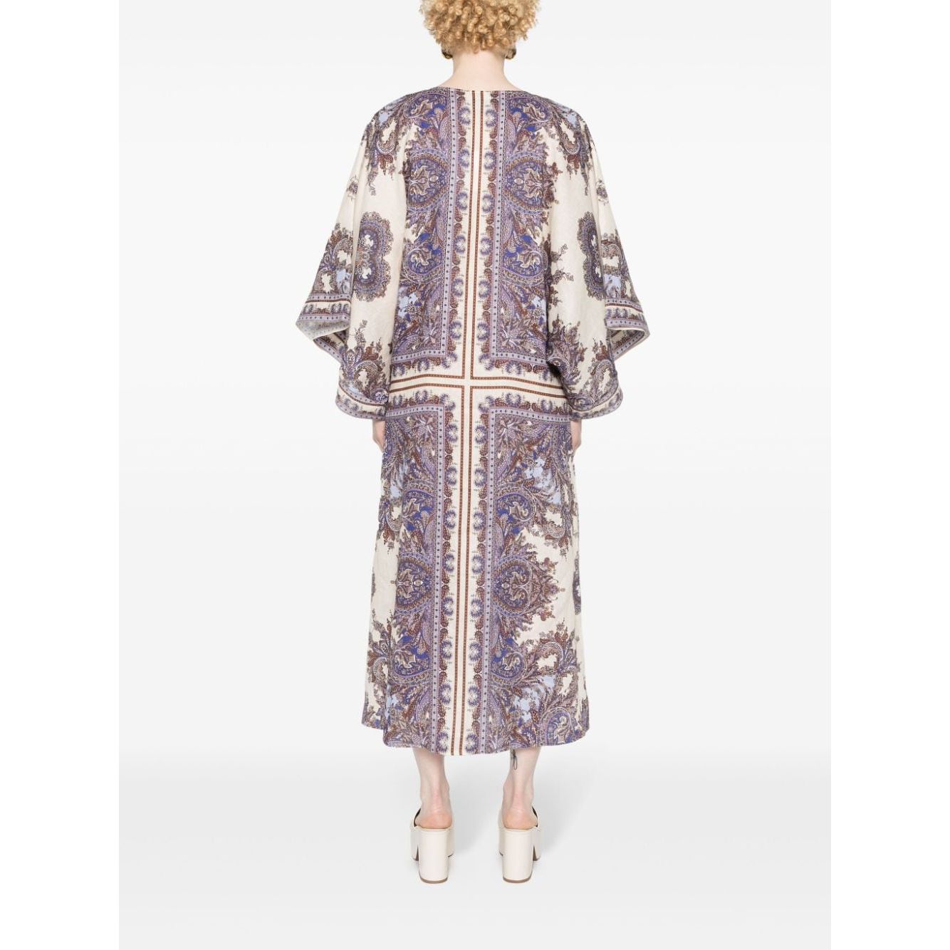 Zimmermann Ottie Linen Kaftan Dresses