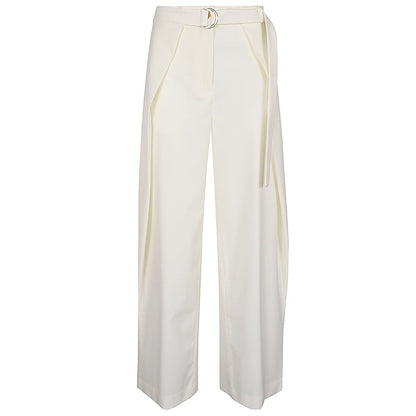 Erika Cavallini Semi-Couture Trousers White