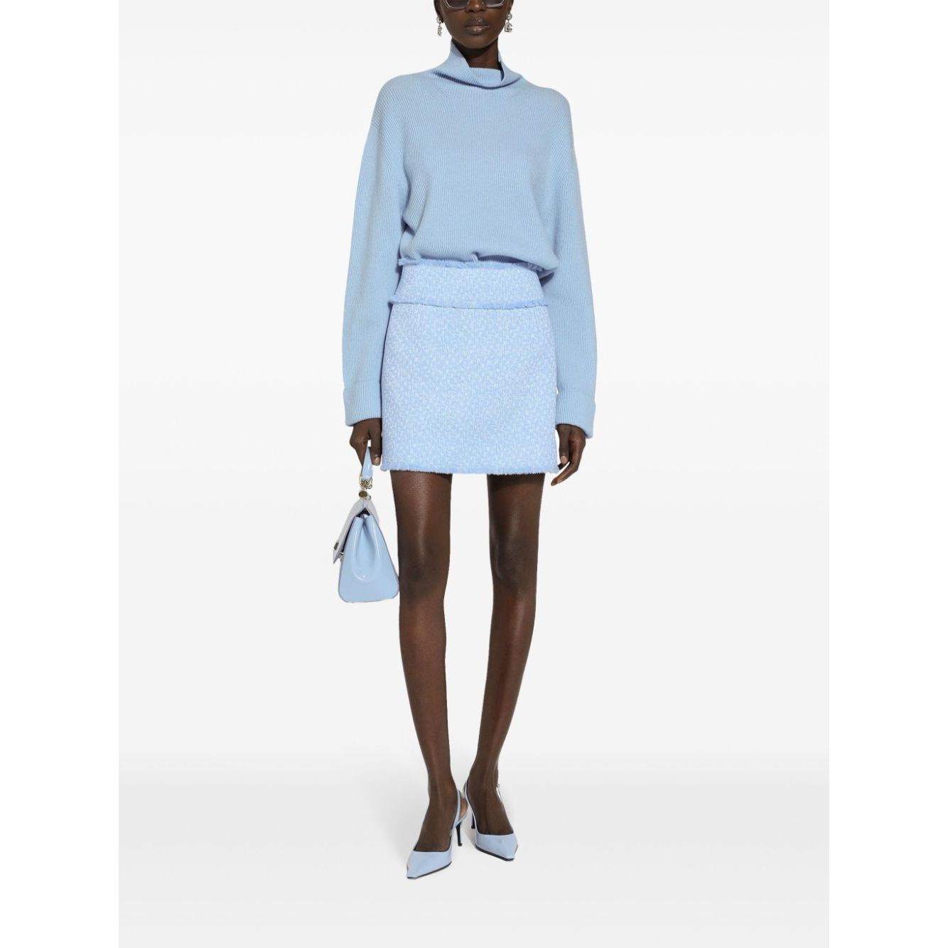 Dolce & Gabbana tweed mini skirt