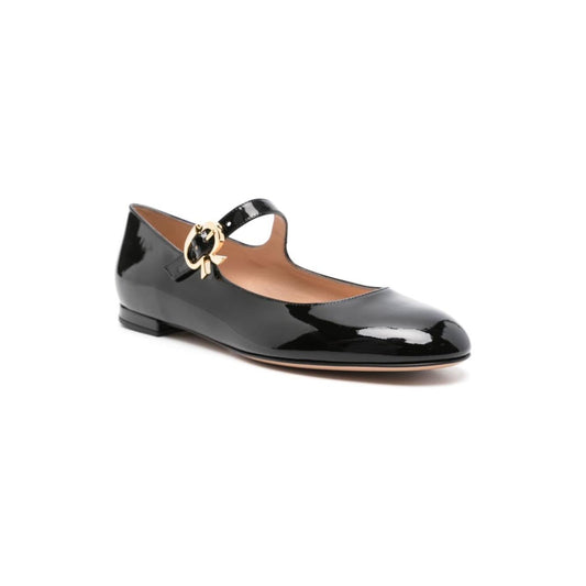 Gianvito Rossi Flat shoes Black Flat Shoes Gianvito Rossi Dark Slate Gray
