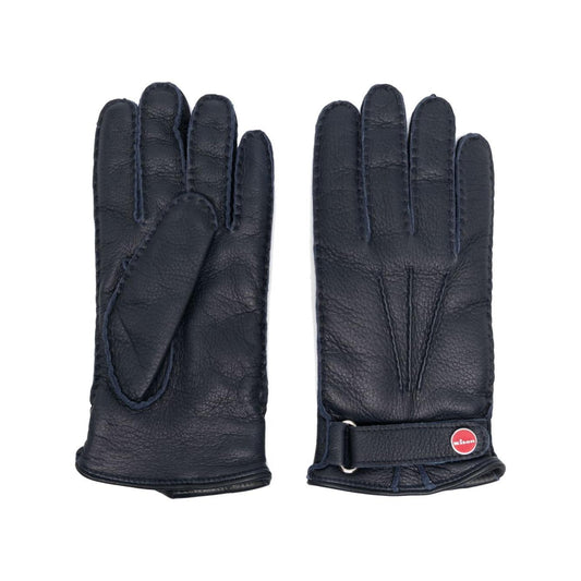 Kiton Gloves Blue Scarves Hats & Gloves Kiton Dark Slate Gray