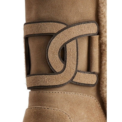 Tod's Kate suede and shearling ankle boots Boots