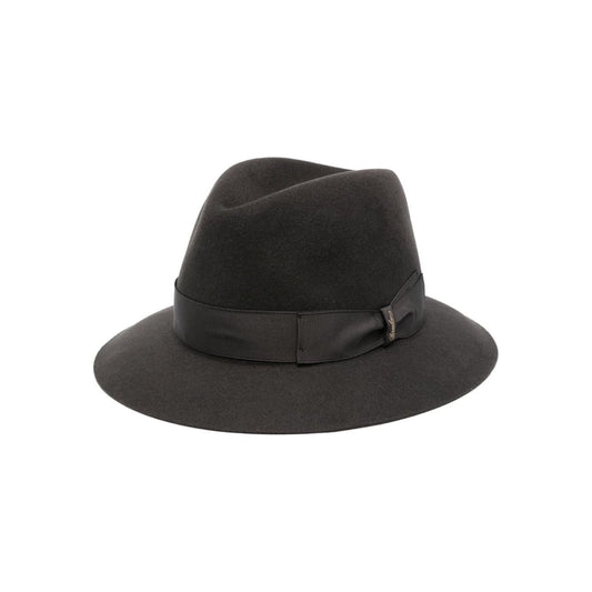 Borsalino Hats Grey Scarves Hats & Gloves Borsalino Dark Slate Gray