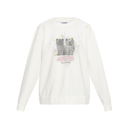 Ganni Kittens Sweatshirt Topwear