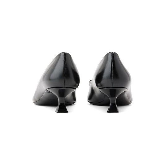 Ferragamo New Vara leather pumps High Heel Ferragamo Dark Slate Gray
