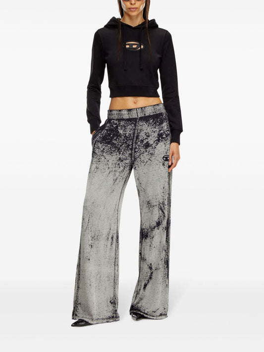 Diesel Sweaters Black Topwear Diesel White Smoke