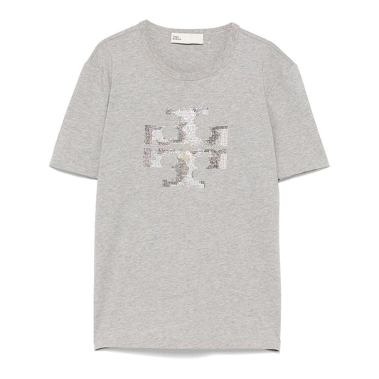 Tory Burch T-shirts and Polos Grey