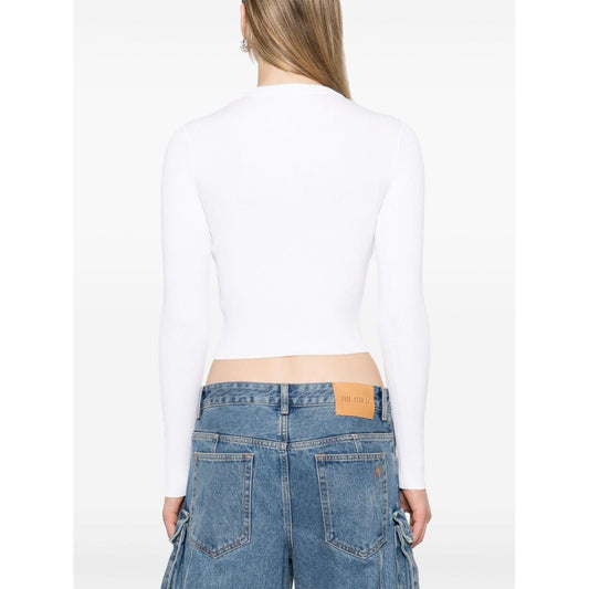 Diesel Sweaters White Topwear Diesel White Smoke