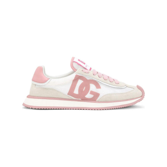 Dolce & Gabbana DG cushion sneakers in mixed materials Sneakers Dolce & Gabbana Antique White