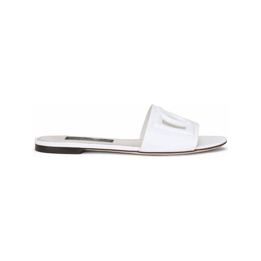 Dolce & Gabbana DG Logo leather sandals Sandals Dolce & Gabbana Lavender