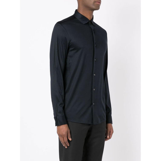 Emporio Armani long-sleeve poplin shirt Shirts Emporio Armani White Smoke