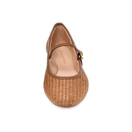 Gianvito Rossi Flat shoes Leather Brown Flat Shoes Gianvito Rossi Rosy Brown