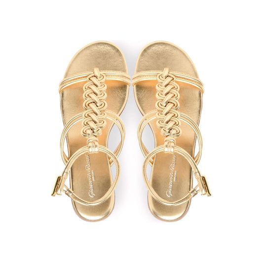 Gianvito Rossi Sandals Golden Sandals Gianvito Rossi Tan