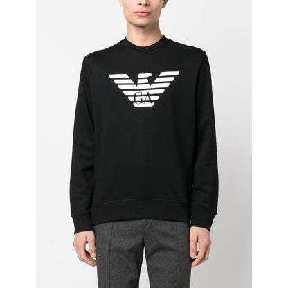 Emporio Armani Modal-blend sweatshirt with logo print