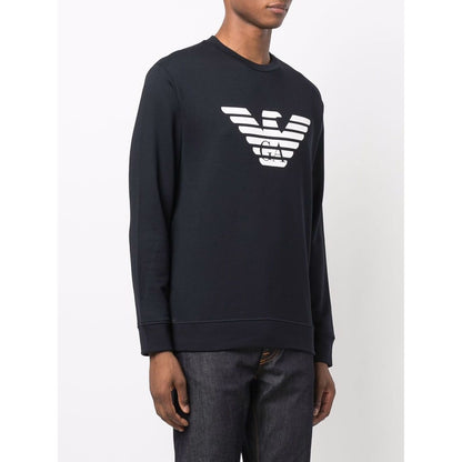 Emporio Armani Modal blend sweatshirt with logo print