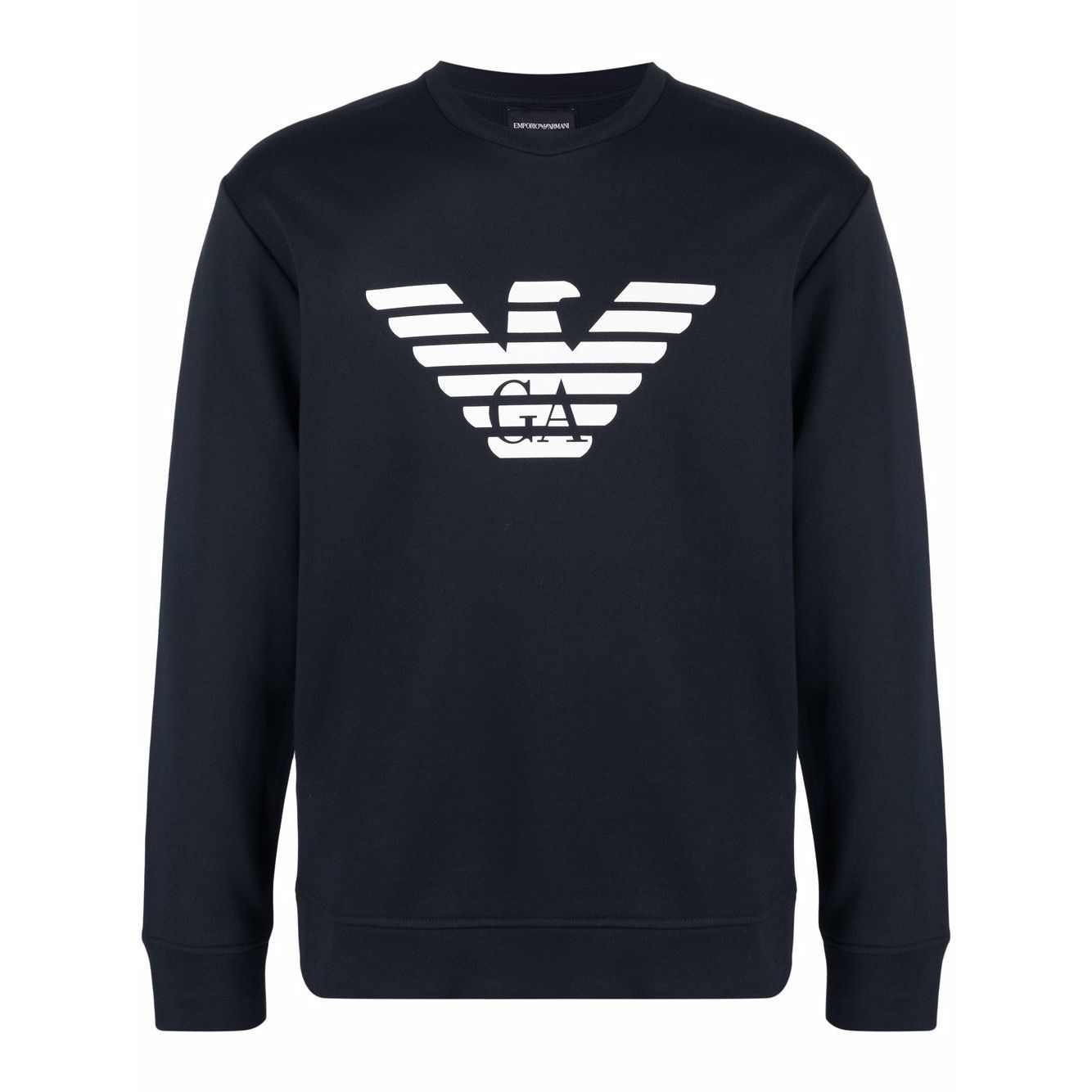 Emporio Armani Modal blend sweatshirt with logo print
