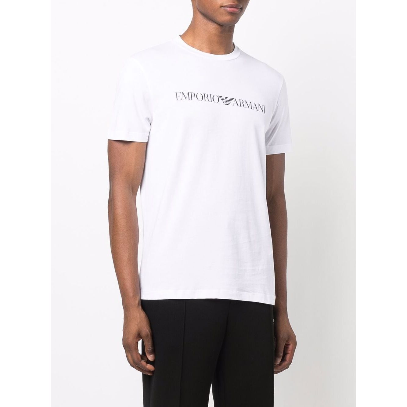 Emporio Armani logo-print cotton T-Shirt