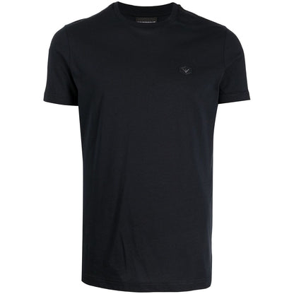 Emporio Armani logo patch short-sleeved T-shirt