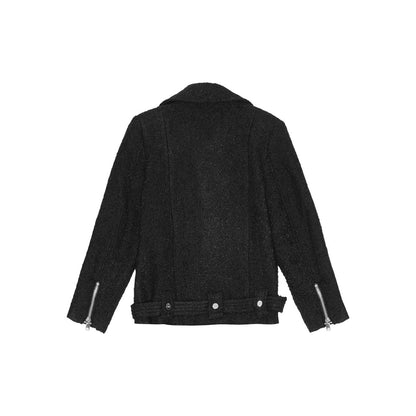 Ganni Textured Boucle Wool Jacket Jackets
