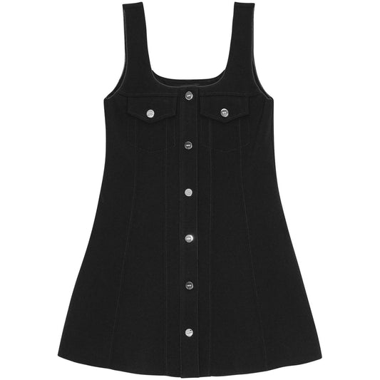 Ganni crepe mini dress Dresses