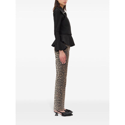 Ganni Sleeveless tank top with zip Topwear