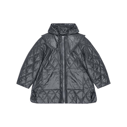 Ganni Shiny Quilt Midi Jacket Jackets