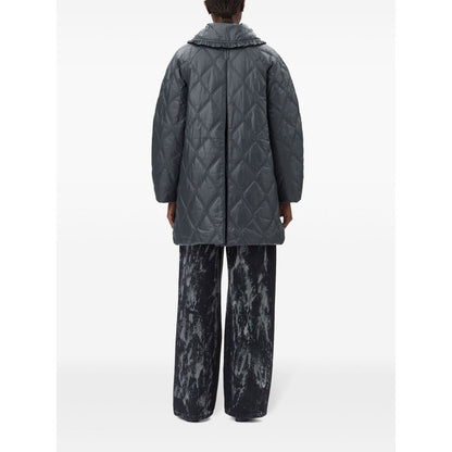 Ganni Shiny Quilt Midi Jacket Jackets