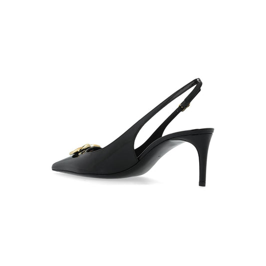 Dolce & Gabbana 60mm DG-logo slingback pumps Medium Heel Dolce & Gabbana Dark Slate Gray