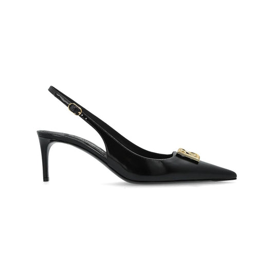 Dolce & Gabbana 60mm DG-logo slingback pumps Medium Heel Dolce & Gabbana Black
