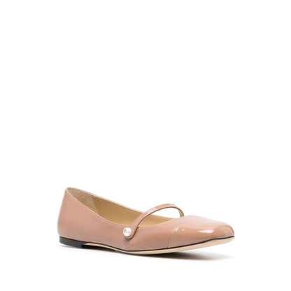 Jimmy Choo Elisa leather ballerina shoes