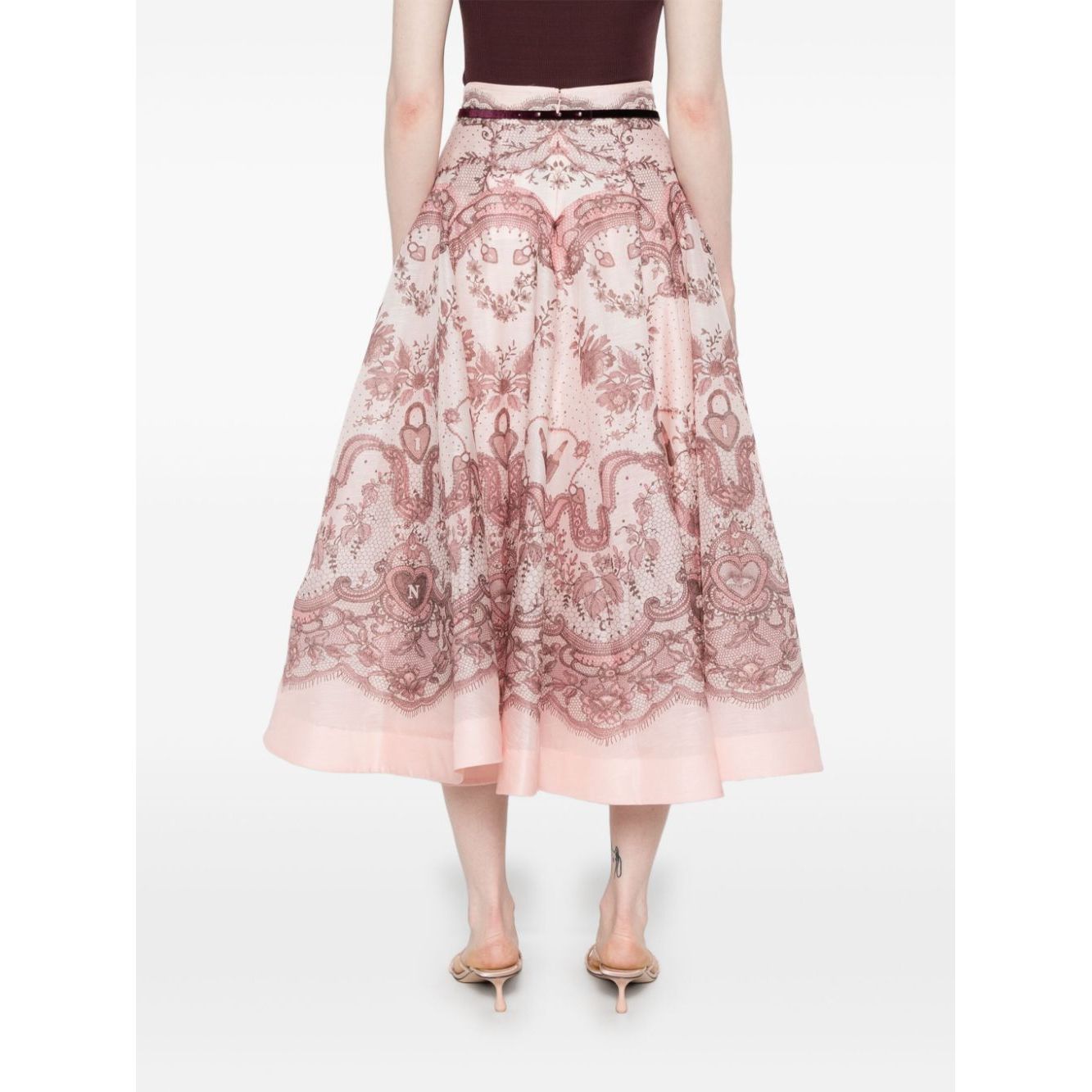 Zimmermann Crush midi skirt Skirts