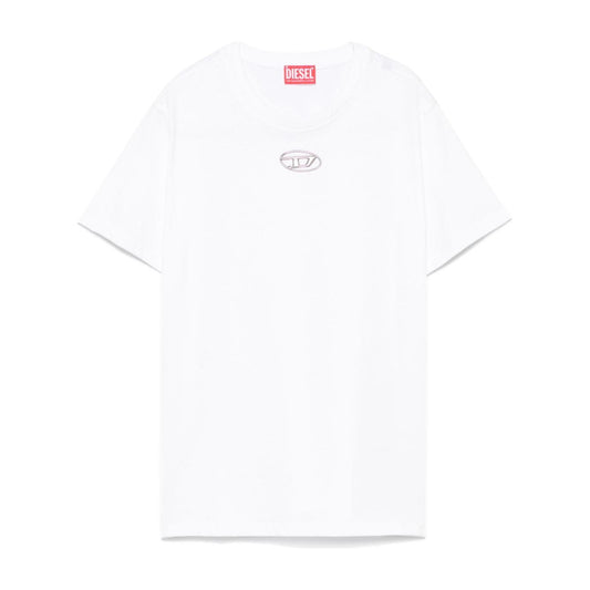 Diesel T-shirts and Polos White Topwear Diesel Ghost White