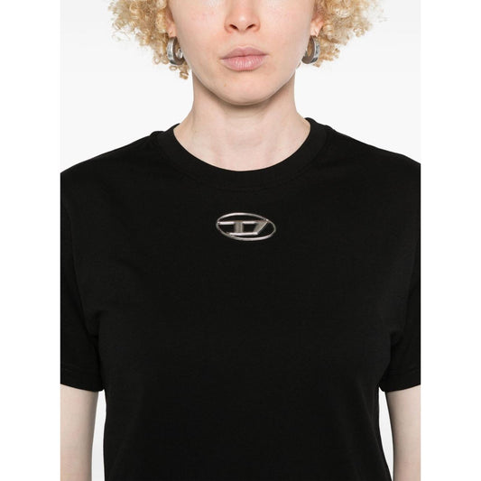 Diesel T-shirts and Polos Black Topwear Diesel Light Gray