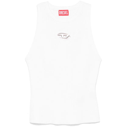 Diesel Top White Topwear