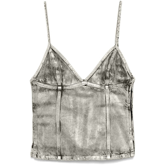 Diesel Top Grey Topwear Diesel Dark Gray
