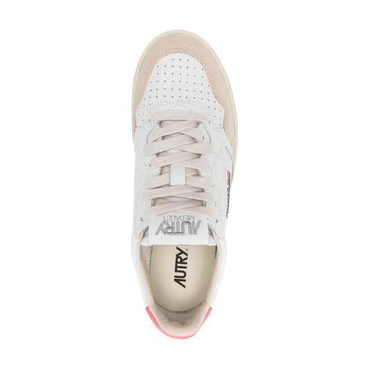 Autry Medalist Leather Sneakers Sneakers Autry Light Gray