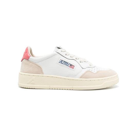 Autry Medalist Leather Sneakers Sneakers Autry Antique White