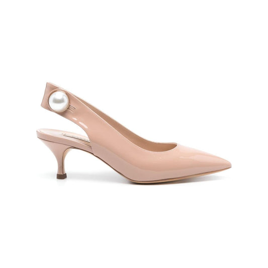 Casadei With Heel Beige Medium Heel Casadei Tan