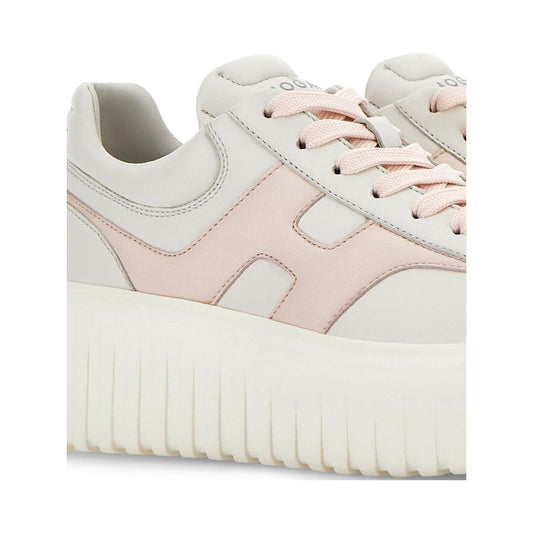HOGAN PRE Sneakers Pink Sneakers Hogan Pre Light Gray